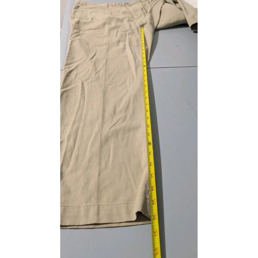 Tommy Bahama Boracay Flat Front Chino Pants Mens 36x30 Beige Stretch